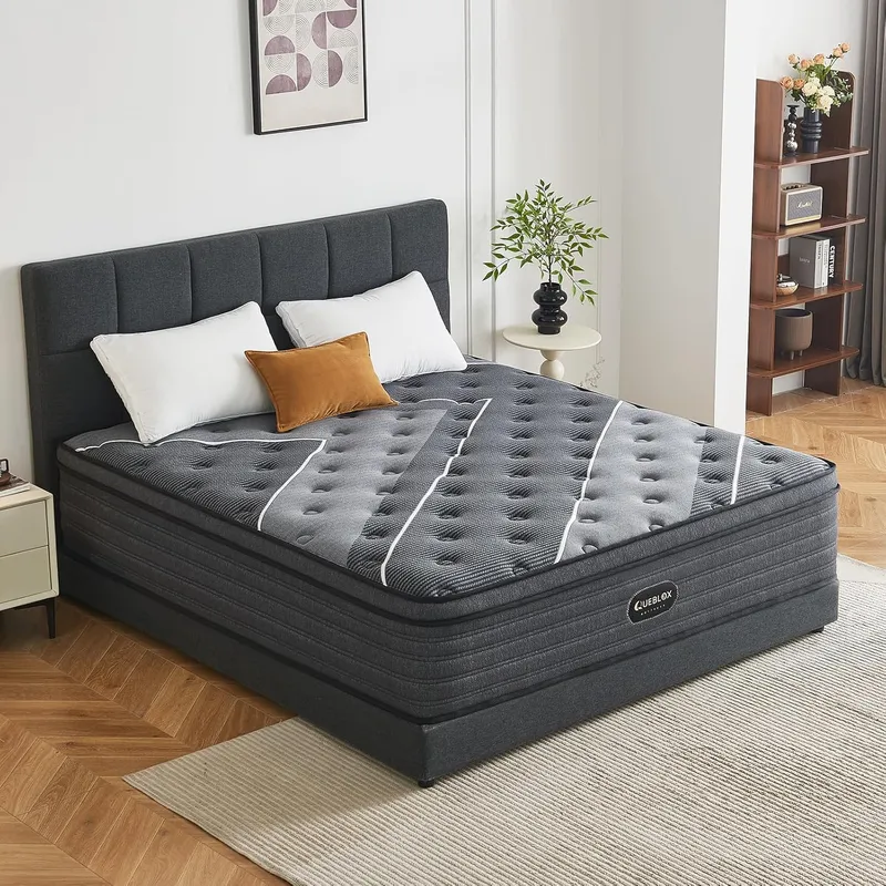 Queblox King Mattress, 12 Inch